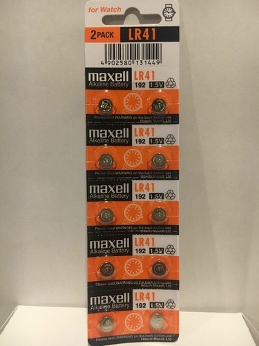 Lr41 maxell 192 - lr41, (10